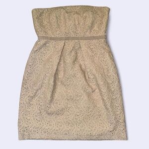 ✨ Seamline Cynthia Steffe Strapless Lace Dress – Size 2 ✨